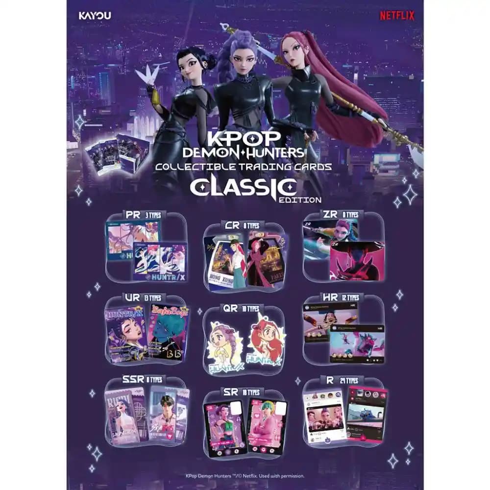 KPop Demon Hunters -Collectible Trading Cards- Classic Edition Booster Box